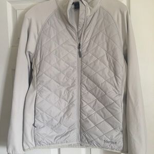Marmot soft quilted zip jacket